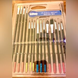 15 piece Artist Brush Set
